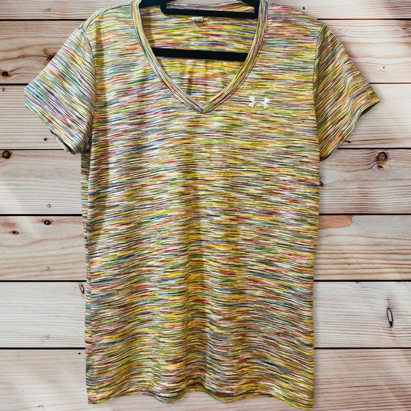 Under Armour Performance HeatGear V Neck Top SIZE - S/M - Picture 1 of 8